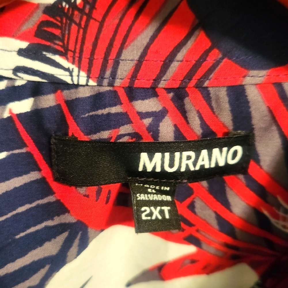 Murano button up Hawaiian style shirt.